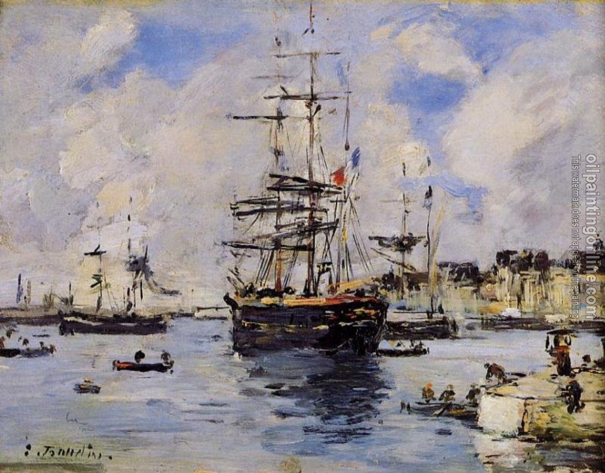 Boudin, Eugene - Le Havre, L'Avant Port